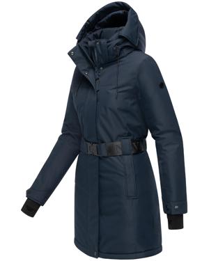 Parka mit abnehmbarer Kapuze und Taillengürtel "Frostkuss 14"