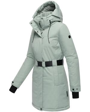 Parka mit abnehmbarer Kapuze und Taillengürtel "Frostkuss 14"