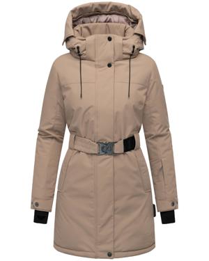 Parka mit abnehmbarer Kapuze und Taillengürtel "Frostkuss 14"