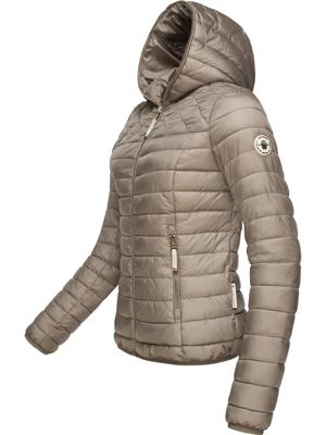 Leichte Steppjacke mit Kapuze "Ich Bin Hübsch"