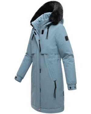 Winter Kurzmantel mit Kapuze und Kunstfell "Kaltwetterretter 14"