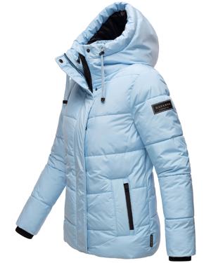 Warme gesteppte Winterjacke mit Kapuze "Sag ja XIV"