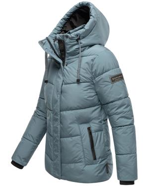 Warme gesteppte Winterjacke mit Kapuze "Sag ja XIV"