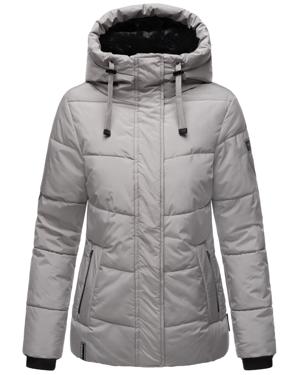 Warme gesteppte Winterjacke mit Kapuze "Sag ja XIV"