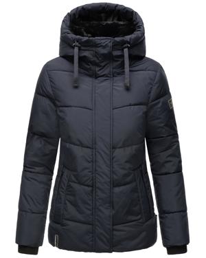 Warme gesteppte Winterjacke mit Kapuze "Sag ja XIV"