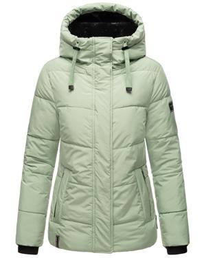 Warme gesteppte Winterjacke mit Kapuze "Sag ja XIV"