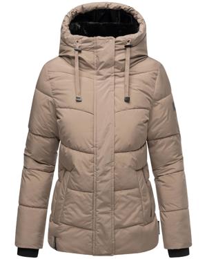 Warme gesteppte Winterjacke mit Kapuze "Sag ja XIV"