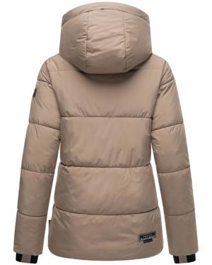 Warme gesteppte Winterjacke mit Kapuze "Sag ja XIV"