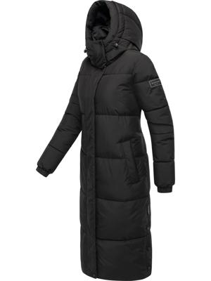 Steppmantel mit verstellbarer Kapuze "Taublüte XIV"
