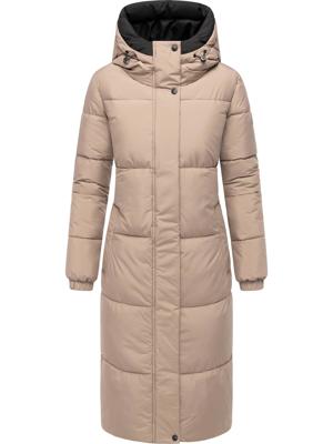 Steppmantel mit verstellbarer Kapuze "Taublüte XIV"