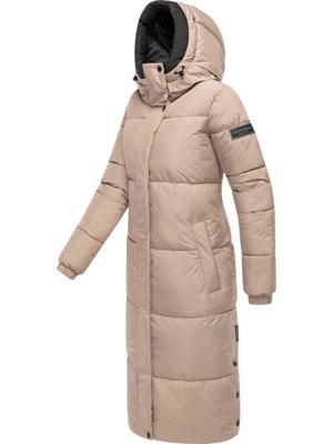 Steppmantel mit verstellbarer Kapuze "Taublüte XIV"