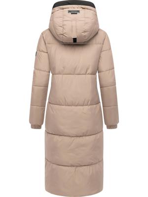 Steppmantel mit verstellbarer Kapuze "Taublüte XIV"