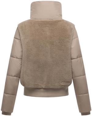 Plüschjacke mit hohem Kragen "Teddyzone 14"