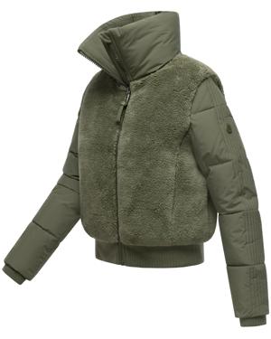 Plüschjacke mit hohem Kragen "Teddyzone 14"