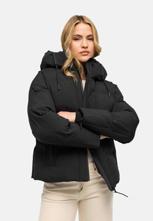 Warme Steppjacke mit verstellbarer Kapuze "Wolkentanz XIV"