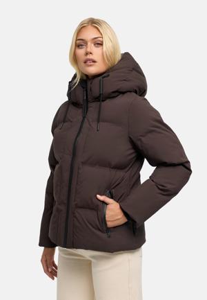 Warme Steppjacke mit verstellbarer Kapuze "Wolkentanz XIV"