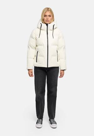 Warme Steppjacke mit verstellbarer Kapuze "Wolkentanz XIV"