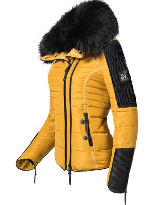 Kurze Winter Steppjacke mit Kapuze "Yuki2"