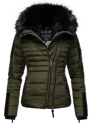 Kurze Winter Steppjacke mit Kapuze "Yuki2"