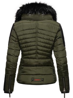 Kurze Winter Steppjacke mit Kapuze "Yuki2"