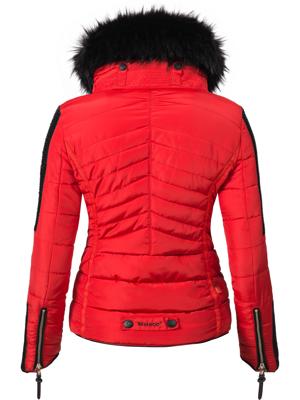 Kurze Winter Steppjacke mit Kapuze "Yuki2"