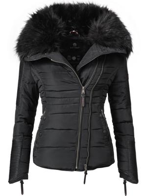 Kurze Winter Steppjacke mit Kapuze "Yuki2"