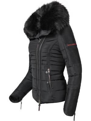 Kurze Winter Steppjacke mit Kapuze "Yuki2"