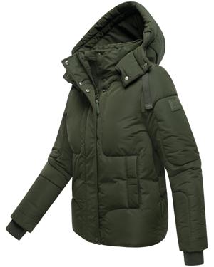 Winter Steppjacke mit abnehmbarer Kapuze "Zauberlicht 14"