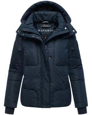 Winter Steppjacke mit abnehmbarer Kapuze "Zauberlicht 14"
