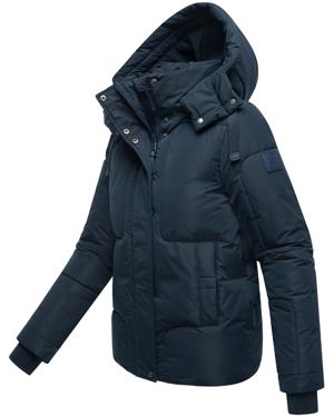 Winter Steppjacke mit abnehmbarer Kapuze "Zauberlicht 14"