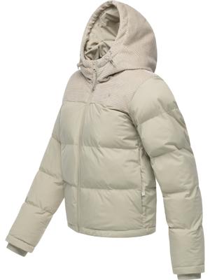 Wasserdichte Winterjacke mit Kord-Kapuze "Amazze"