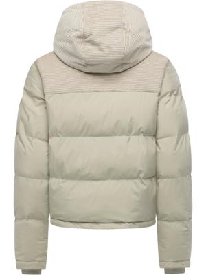 Wasserdichte Winterjacke mit Kord-Kapuze "Amazze"