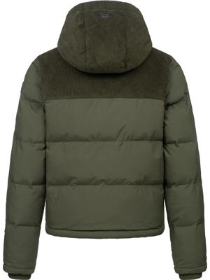 Gesteppte Winterjacke mit Kord-Kapuze "Amazze"