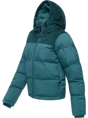 Wasserdichte Winterjacke mit Kord-Kapuze "Amazze"
