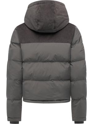 Wasserdichte Winterjacke mit Kord-Kapuze "Amazze"