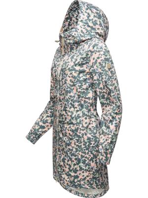 Übergangsjacke Outdoorjacke mit Kapuze wasserdicht Bronja Print