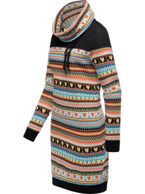 Jersey Kleid mit Schlauchkragen "Chlloe Jacquard YOUMODO"
