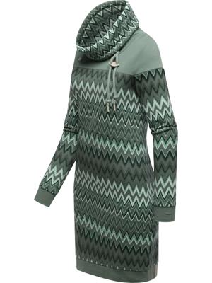 Jersey Kleid mit Schlauchkragen "Chlloe Zig Zag YOUMODO"