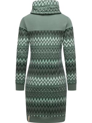 Jersey Kleid mit Schlauchkragen "Chlloe Zig Zag YOUMODO"
