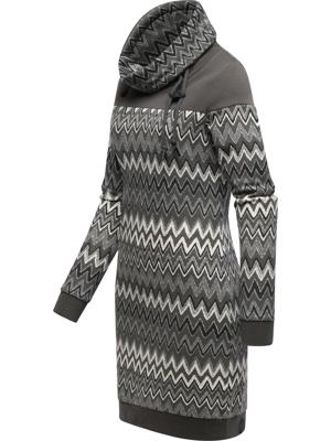 Jersey Kleid mit Schlauchkragen "Chlloe Zig Zag YOUMODO"