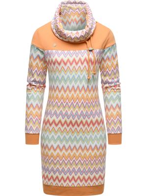 Jersey Kleid mit Schlauchkragen "Chlloe Zig Zag YOUMODO"