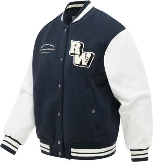 Collegejacke mit weich aufgerautem Obermaterial "Clubie Y"