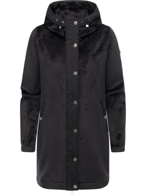 Weicher Damen Kurzmantel mit Kapuze "Cousy Bonded YOUMODO"