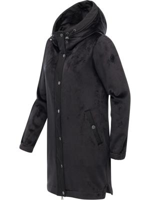 Weicher Damen Kurzmantel mit Kapuze "Cousy Bonded YOUMODO"