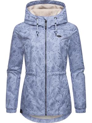 Wasserdichte Übergangsjacke mit floralem Print "Dankka Spring"