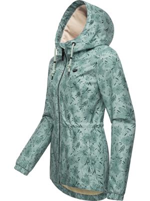 Wasserdichte Übergangsjacke mit floralem Print "Dankka Spring"