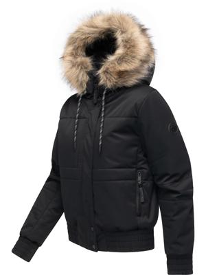 warme Winterjacke mit Kunstfell "Deluxia"