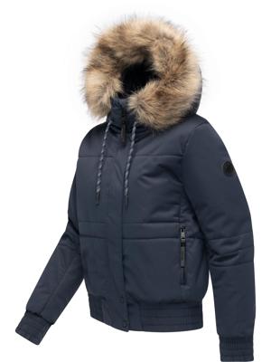 warme Winterjacke mit Kunstfell "Deluxia"