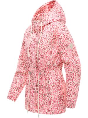 Übergangsjacke mit Animal-Print und Kapuze "Eddens Print"