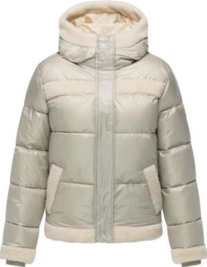 Winterjacke mit Teddy-Kunstfell-Details "Editah Shiny"